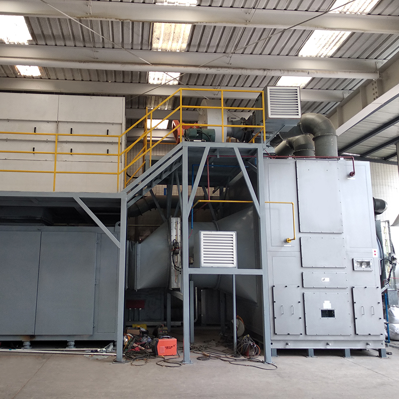 LQ-ADW-RTO Zeolite Rotary Concentrator (cylindrisk/skivtyp) ＋ Regenerativ termisk oxidator (RTO)